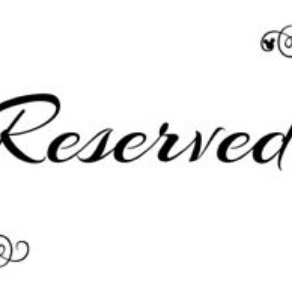 Reserved for Kathleen